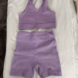 lavender workout set!!!